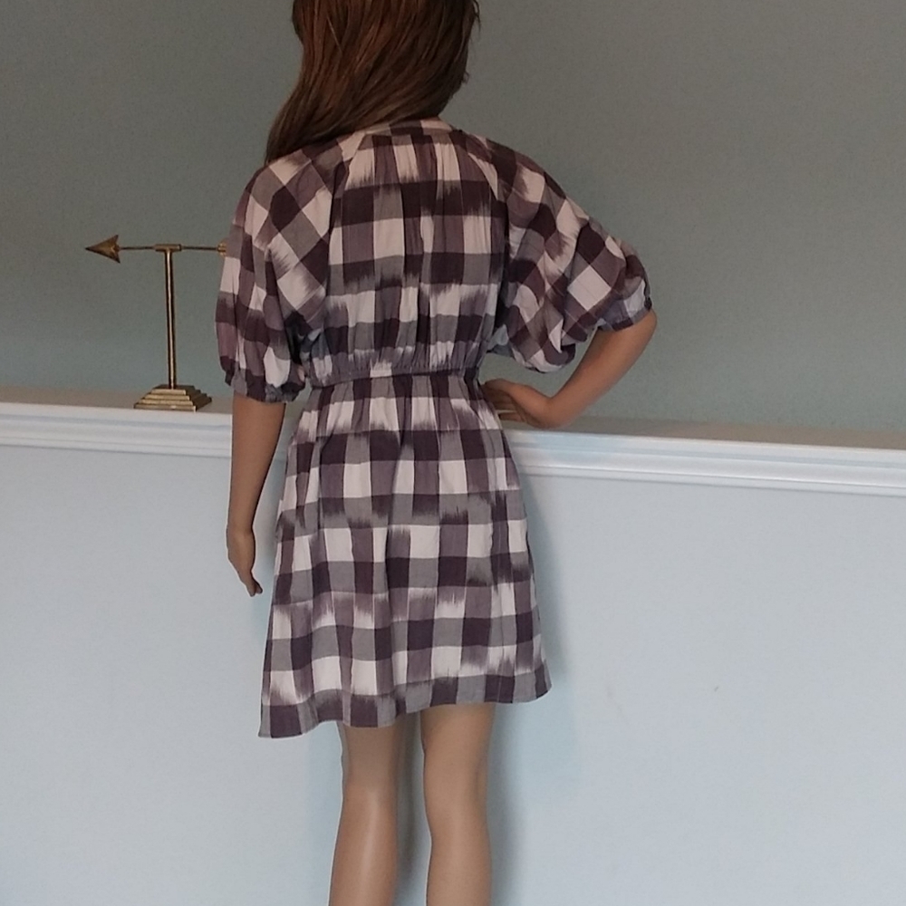 Steven Alan Authentic bleeding plaid‎ shirt dress - Picture 7 of 15